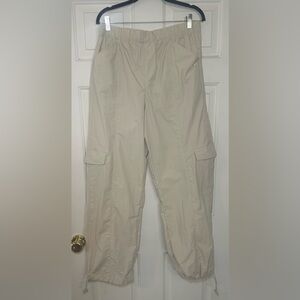 WILO The Label Parachute‎ Cargo Pants color-Clay Women’s Size L EUC.
